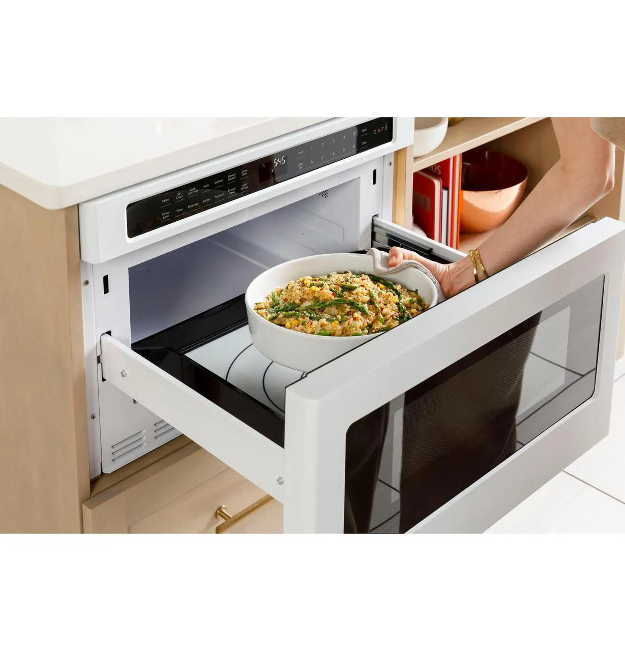 Cafe CWL112P4RW5 Caf(eback)™ Built-In Microwave Drawer Oven