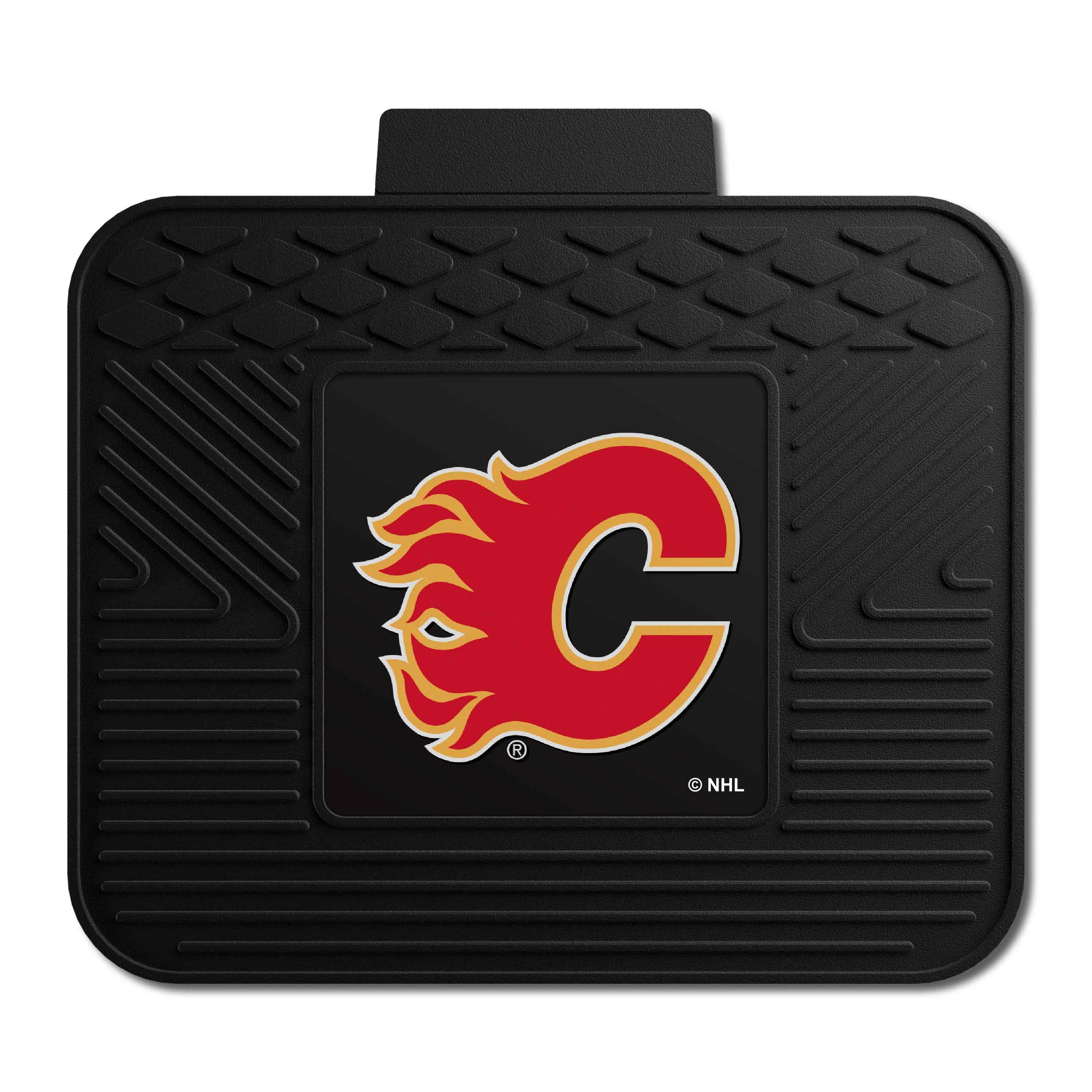 Calgary Flames Back Seat Car Utility Mat - 14in. x 17in.