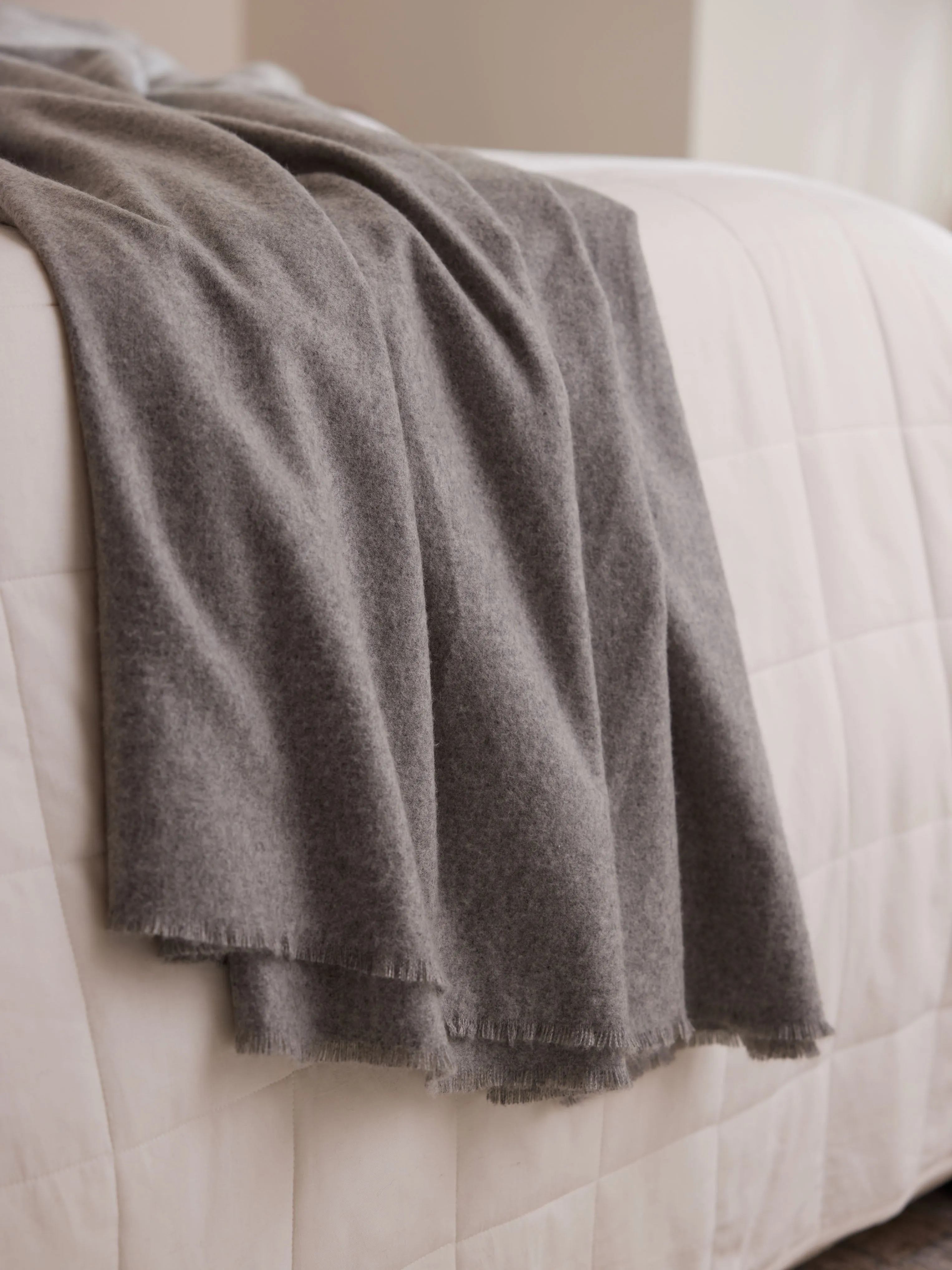 Cashmere Fringe Blanket