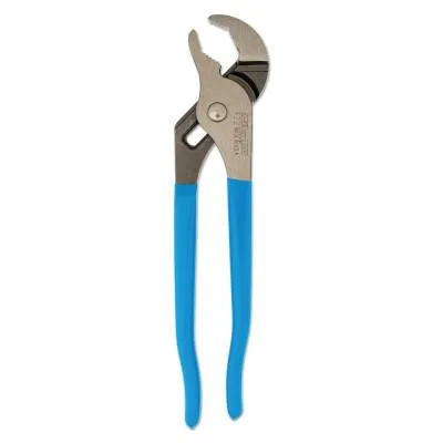 Channellock® Tongue and Groove Pliers, 9 1/2 in, V-Jaws, 7 Adj., Clam Pack, 422-CLAM