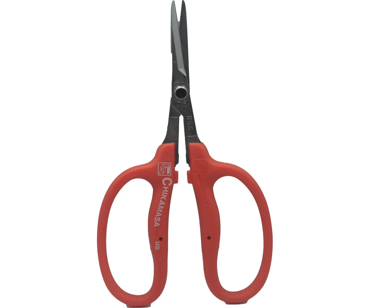 Chikamasa B-500SLF Shears, Slanted Blade, Fluorine/SS/EL