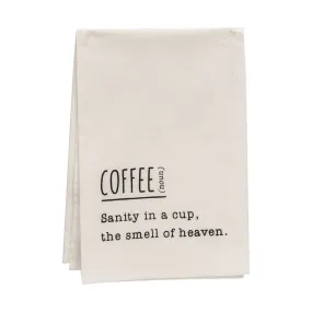 COFFEE DEFINITION DISH TOWEL