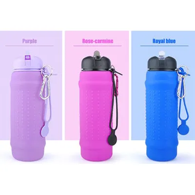 Collapsible Silicone BPA Free Sports Bottle