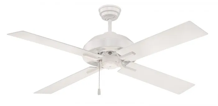 Craftmade SB52W4 - 52 Inch Ceiling Fan w/Blades & LED Light Kit White