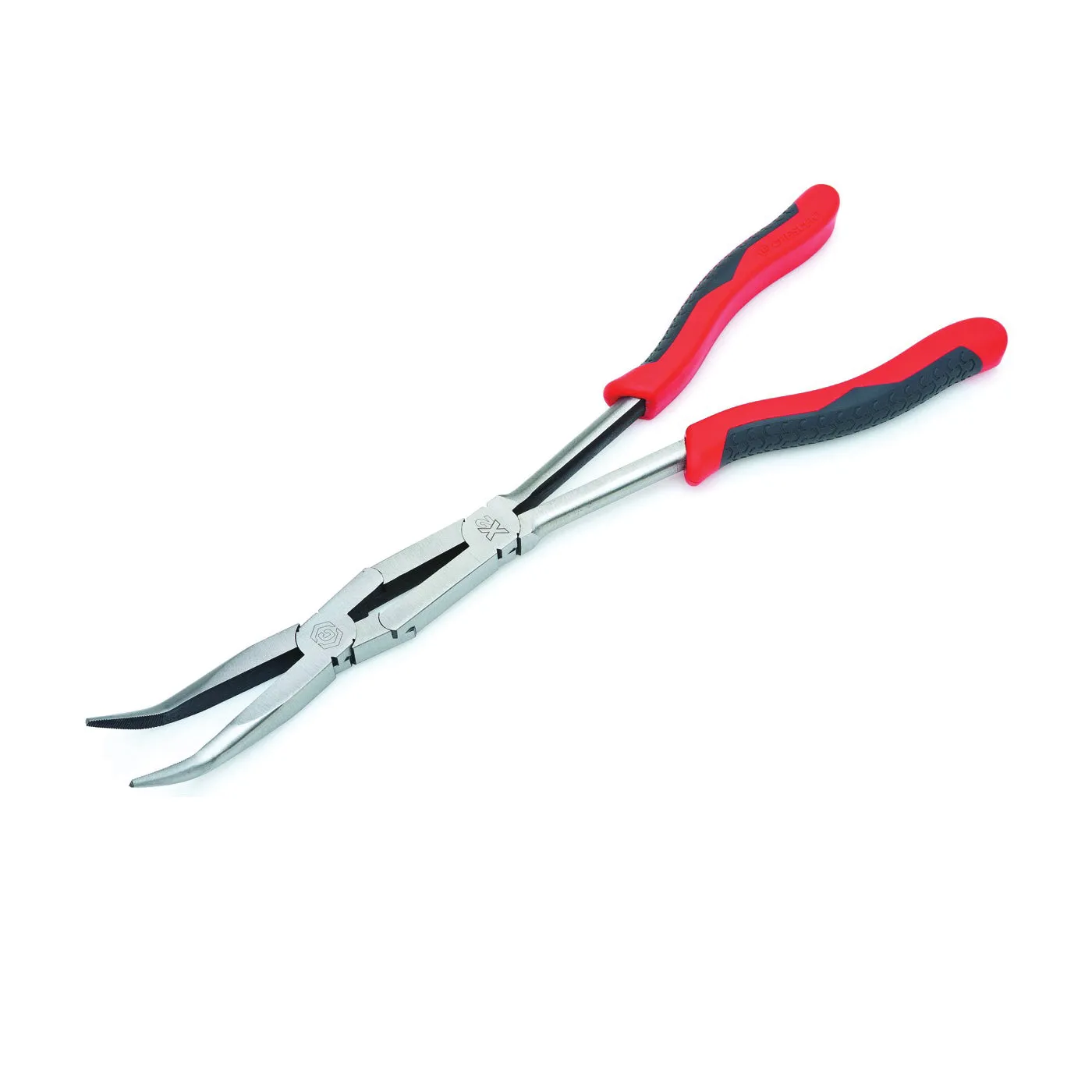 Crescent PSX201C Nose Plier, 13.27 in OAL, 4 in Jaw Opening, Black/Red Handle, Comfort-Grip Handle, 2-1/2 in L Jaw