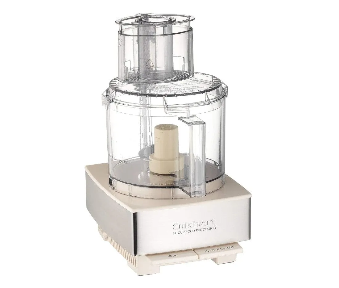 Cuisinart 14 Cup Food Processor Custom, Cream - Certified Refurbished