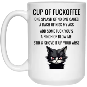 Cup Of FUCKOFFEE 15 oz Mug