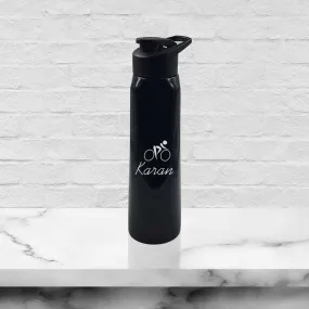 Custom Printed Water Bottle with Engraving Name for School Office use - Cycling