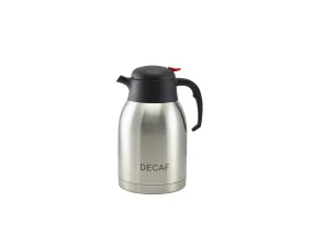 Decaf Inscribed St/St Vacuum Jug 2.0L