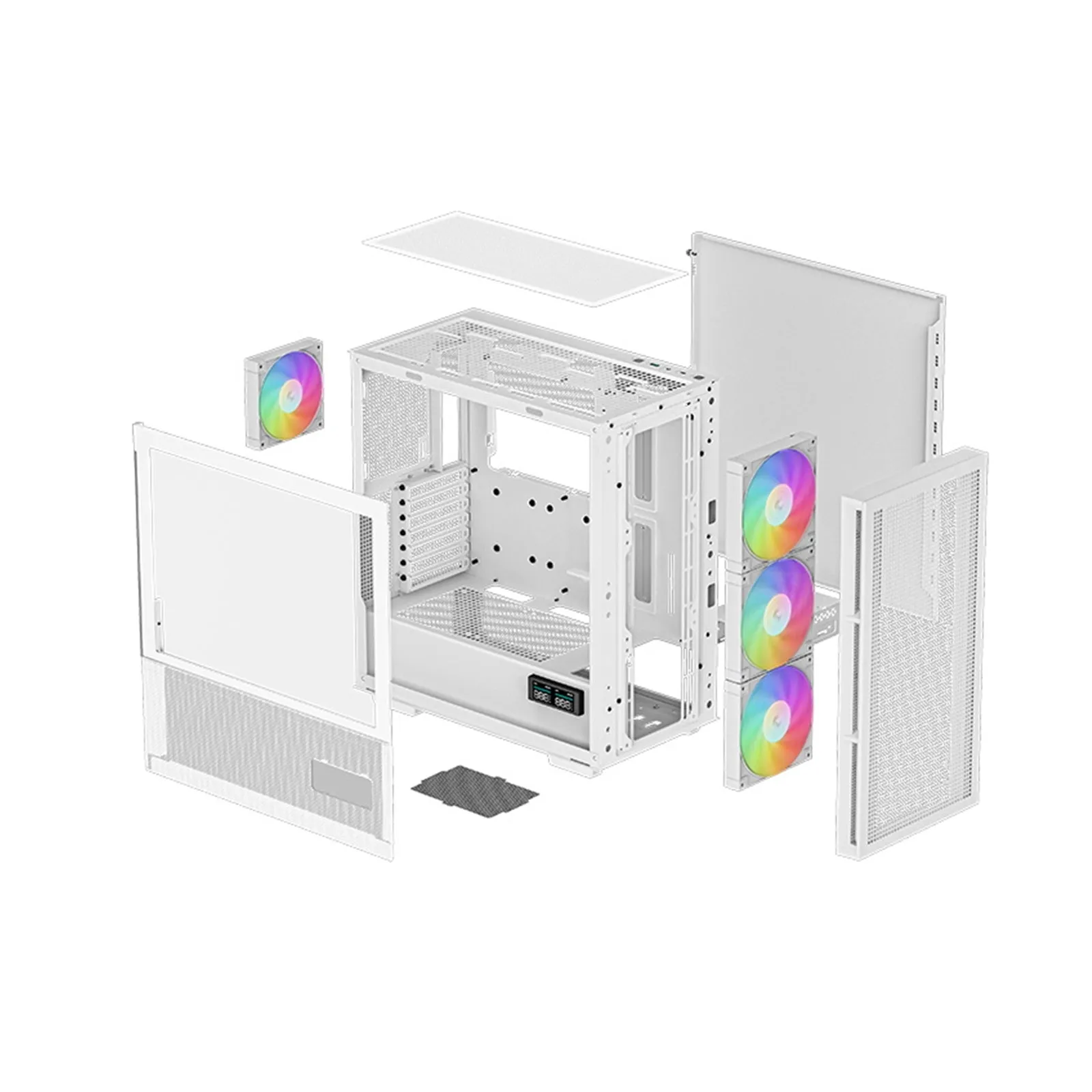 Deepcool CH560 Digital WH Mesh White ATX PC Case