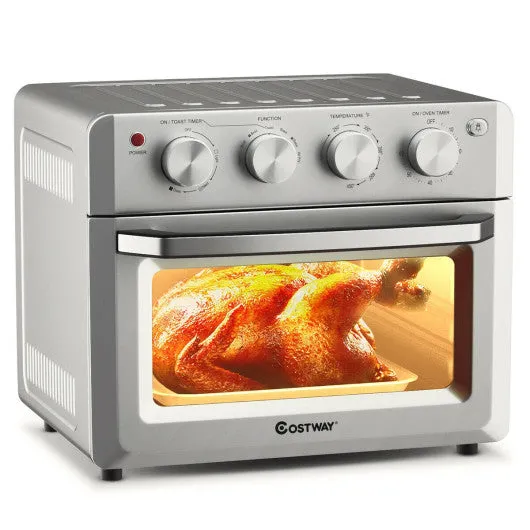 Dehydrate Convection Air Fryer Toaster Oven with 5 Accessories