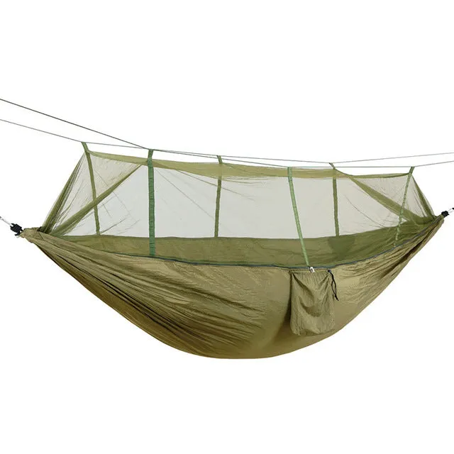 Double Portable Camping Hammock with Mosquito Net