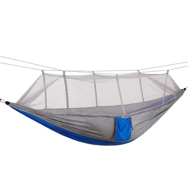 Double Portable Camping Hammock with Mosquito Net