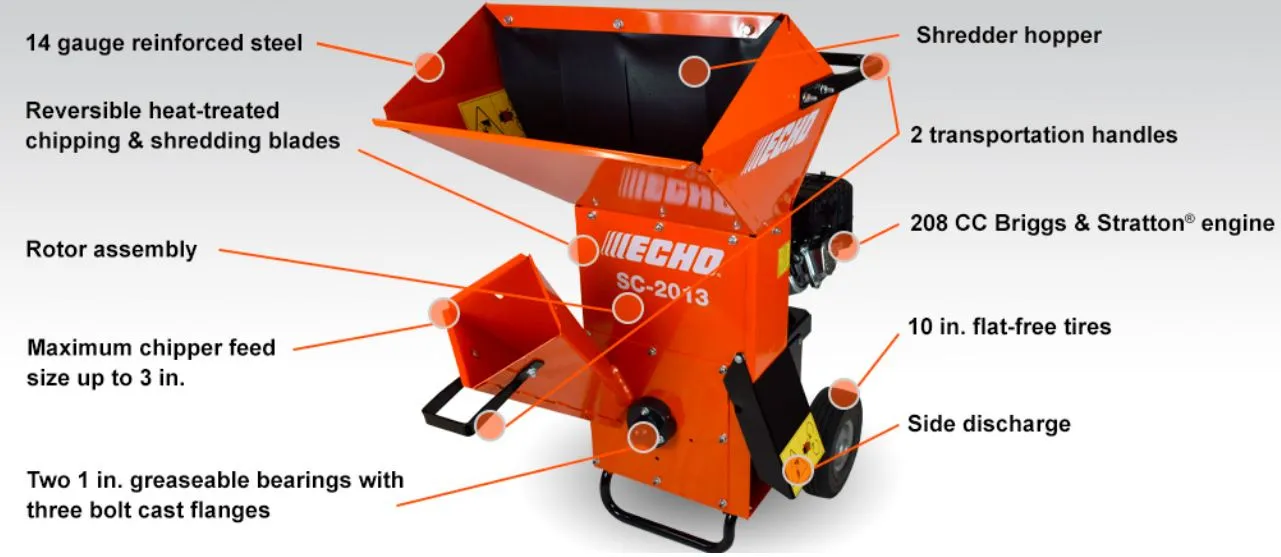 ECHO SC-2013 3 inch Chipper Shredder