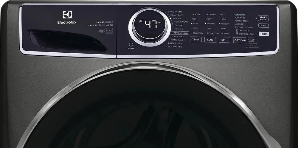 Electrolux 5.2 cu ft 27" wide Front Load Washer with 15 min quick Wash - ELFW7637AT