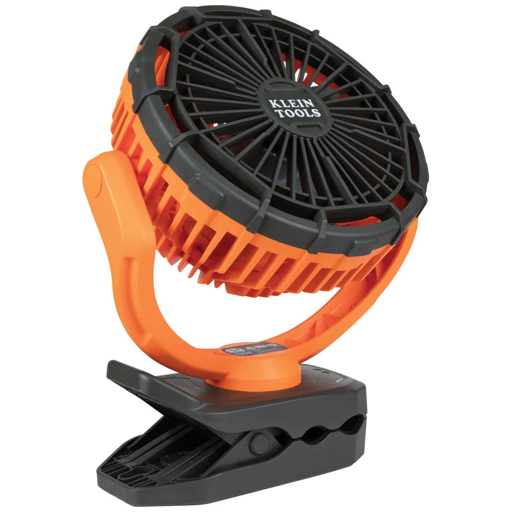 Fan - Klein Tools Rechargeable Clamping Fan, Magnetic Base, PJSFM2