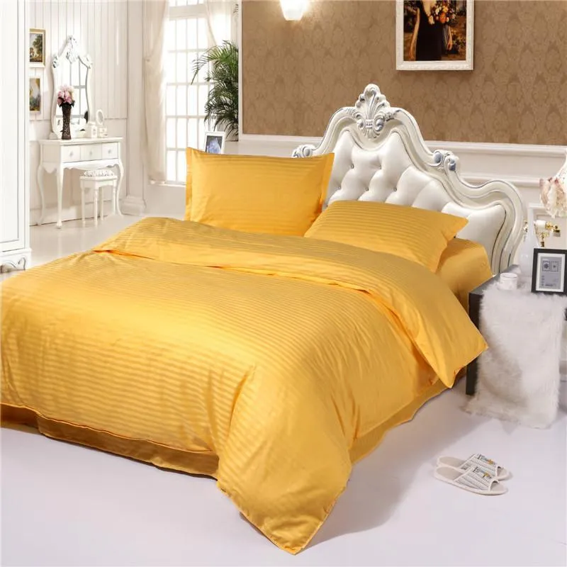 Five Star Hotel Pure color 100% Cotton Bedding set