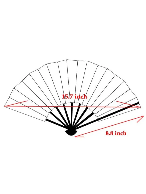 Folding Fan. made in Kyoto, Japan. Japanese Hand Fan.  "Kimono Women / White"