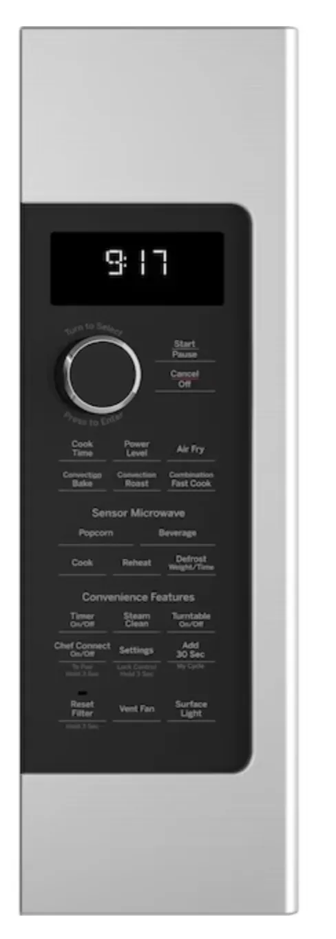 GE Profile 1.7-cu ft 950-Watt Over-the-Range Convection Microwave with Sensor Cooking (Stainless Steel)