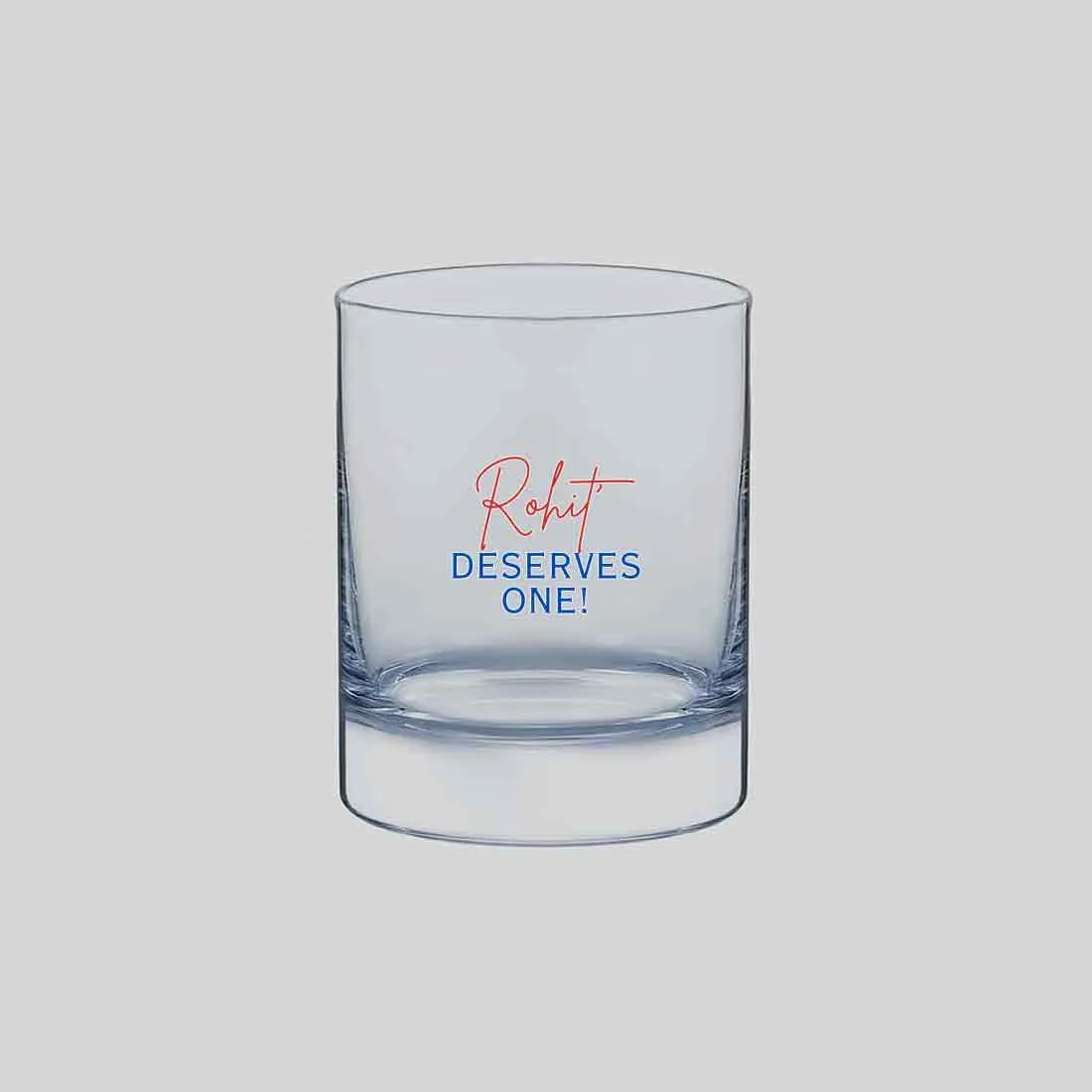 Glass for Whiskey - Customized Alcohol Glass with Name