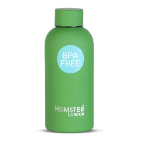 Hamster London Bottle Rubberish Medium Green 350ml