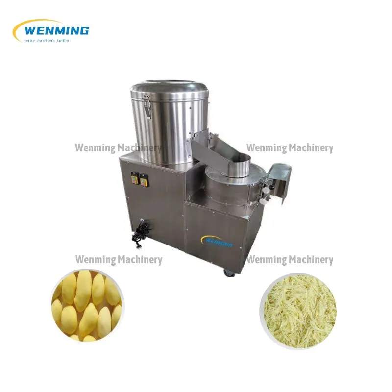 High-performance Multi-Energy Potato Processing Machine Multifunctional Potato Shredder Potato Peeling Machine