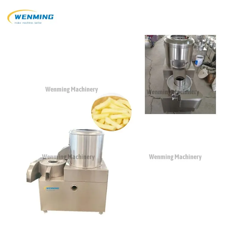 High Productivity White Radish Peeling And Cutting Machine Multifunctional Potato Peeler And Shredder