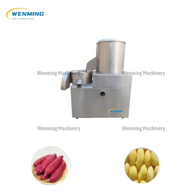 High Productivity White Radish Peeling And Cutting Machine Multifunctional Potato Peeler And Shredder