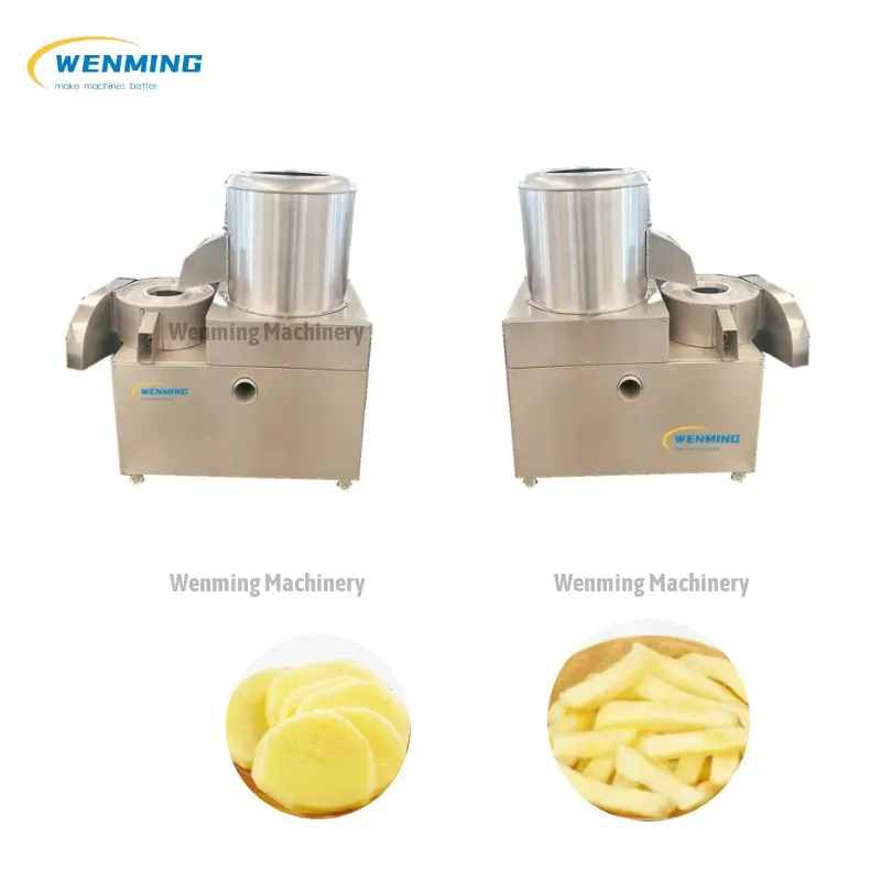 High Productivity White Radish Peeling And Cutting Machine Multifunctional Potato Peeler And Shredder