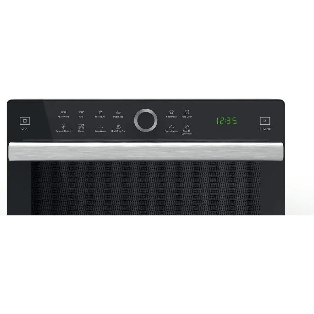 Hotpoint MWH338SX 33 Litre Freestanding Microwave, 49cm Wide - Stainless Steel