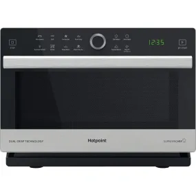 Hotpoint MWH338SX 33 Litre Freestanding Microwave, 49cm Wide - Stainless Steel