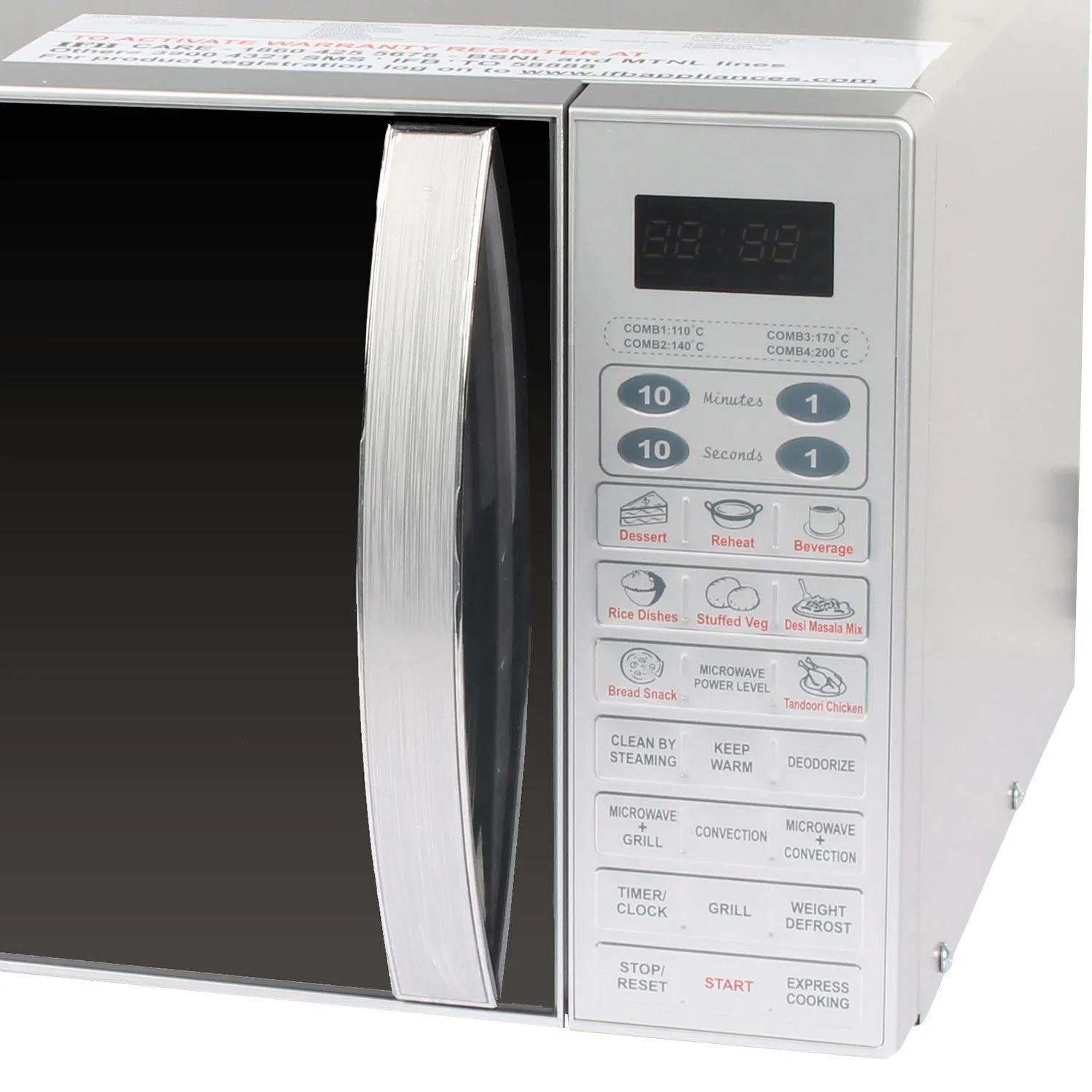 IFB 25SC4   25 L Convection Microwave Oven ( Metallic Silver)