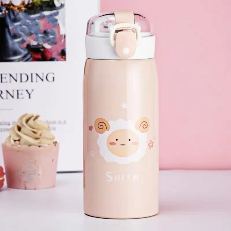 Kids Thermos Mug With Straw