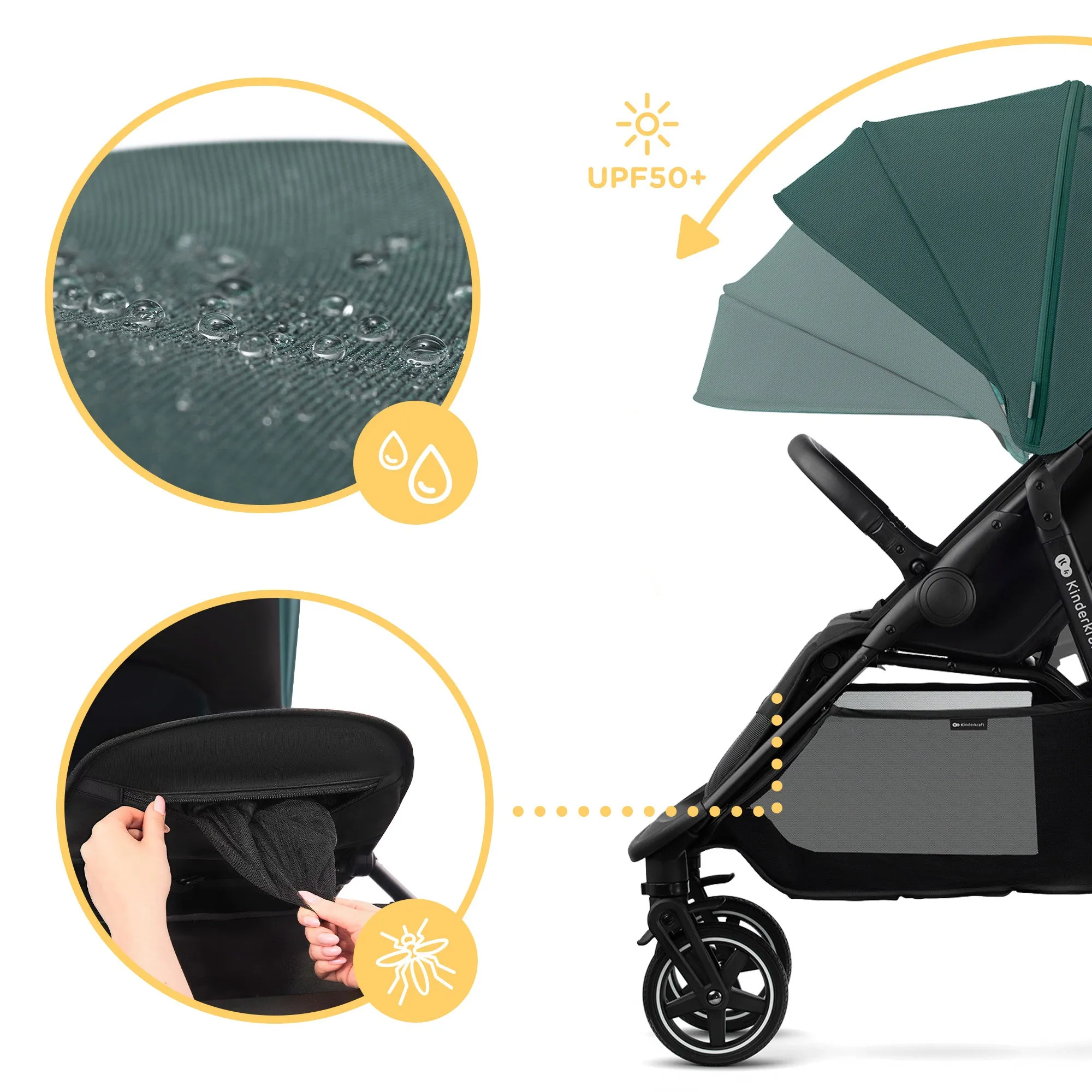 Kinderkraft Stroller Route - Grey