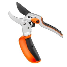 Kleva Precision Pruners - Auto-Rotating Ratchet Shears For All Garden Pruning