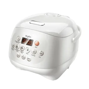 Kylin Electric Multi-Function Ceramic Pot Rice Cooker 3L White/Pink AU-K1030