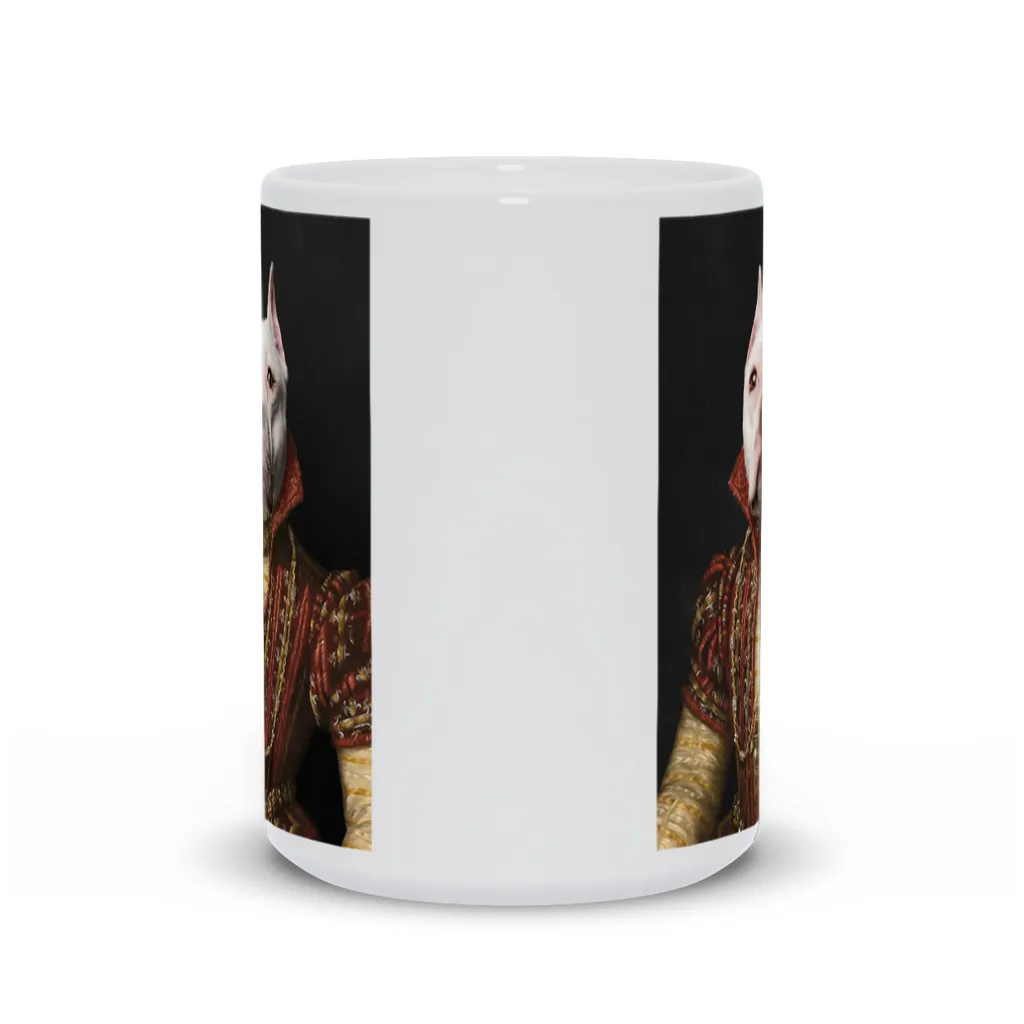 LADY IN RED CUSTOM PET PORTRAIT MUG