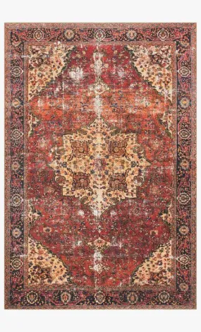 Loloi Rugs Loren Collection - LQ-07 Red/Navy