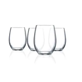 Luminarc Perfection 21 oz Stemless Wine Glass Set of 12