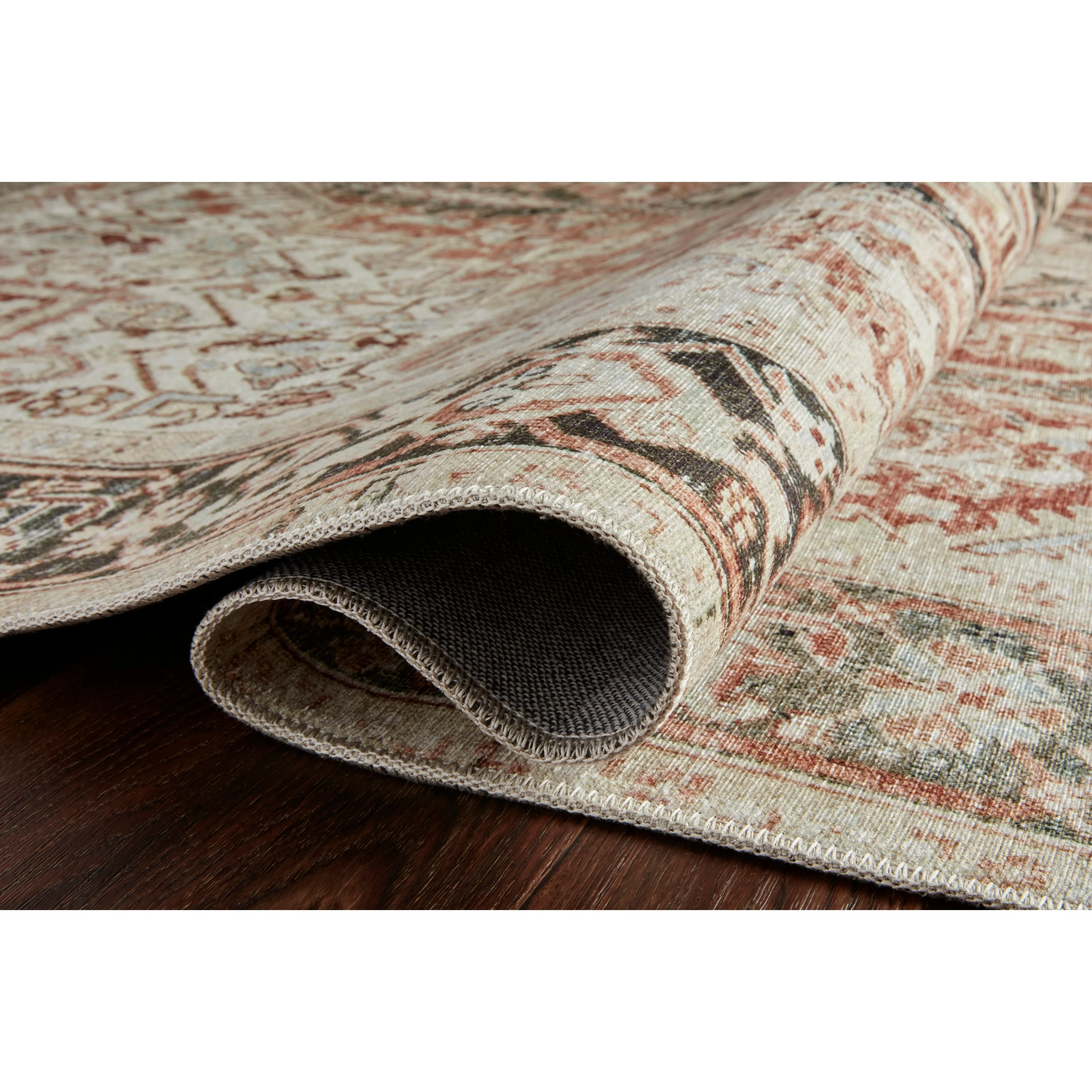 Magnolia Home Lenna Rust Charcoal Rug