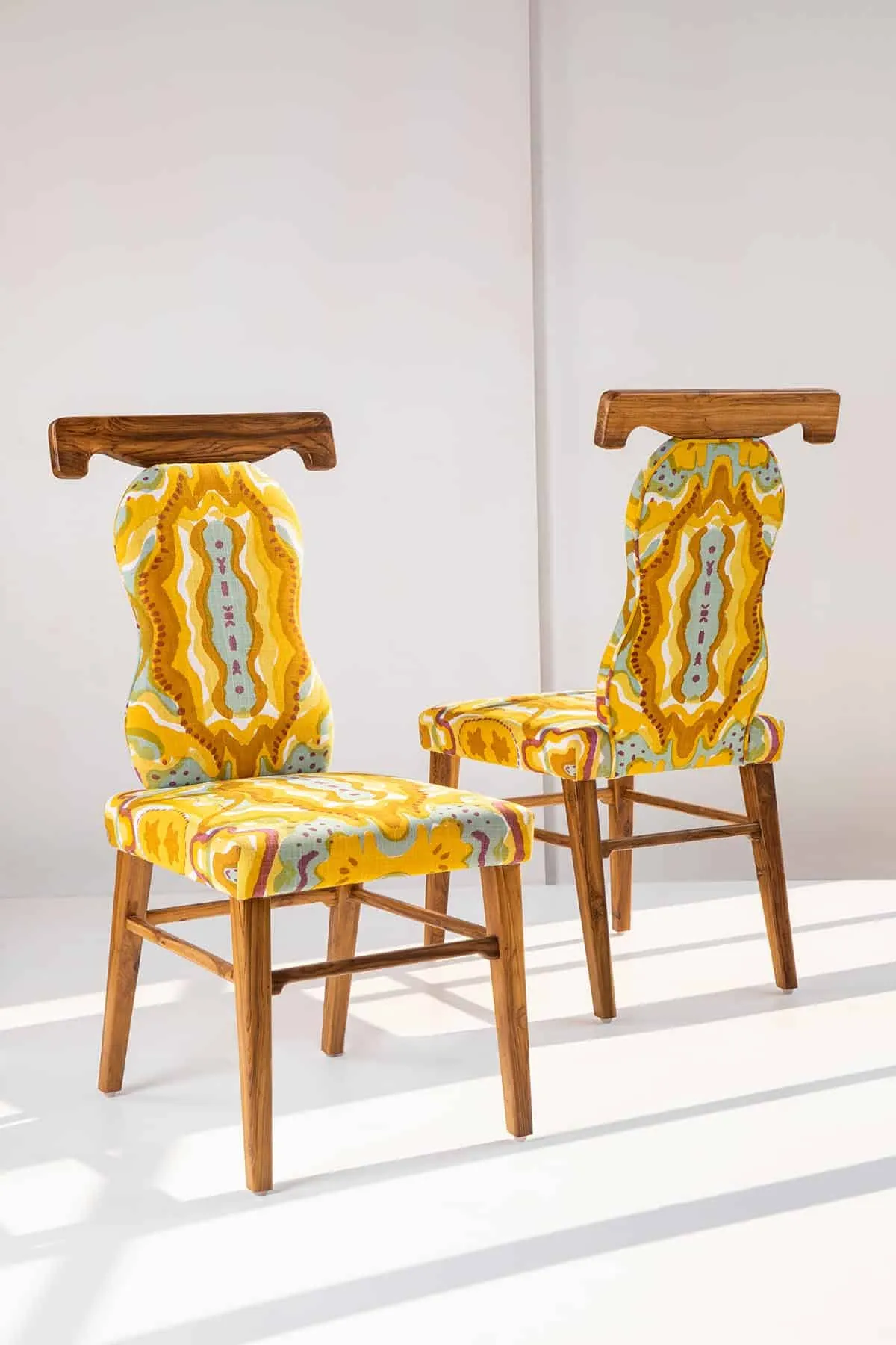 Mansara Printed Upholstery Fabric (Turmeric Yellow)