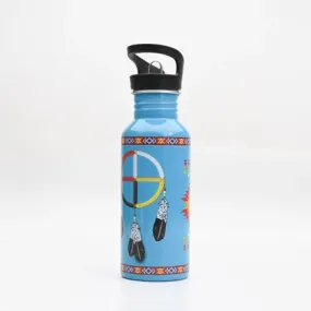 Medicine Wheel Stainless Steel Water Bottle