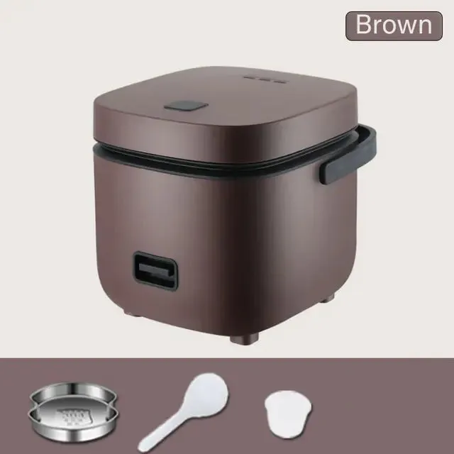 Mini Multi-Function Rice Cooker with Non-Stick Pot