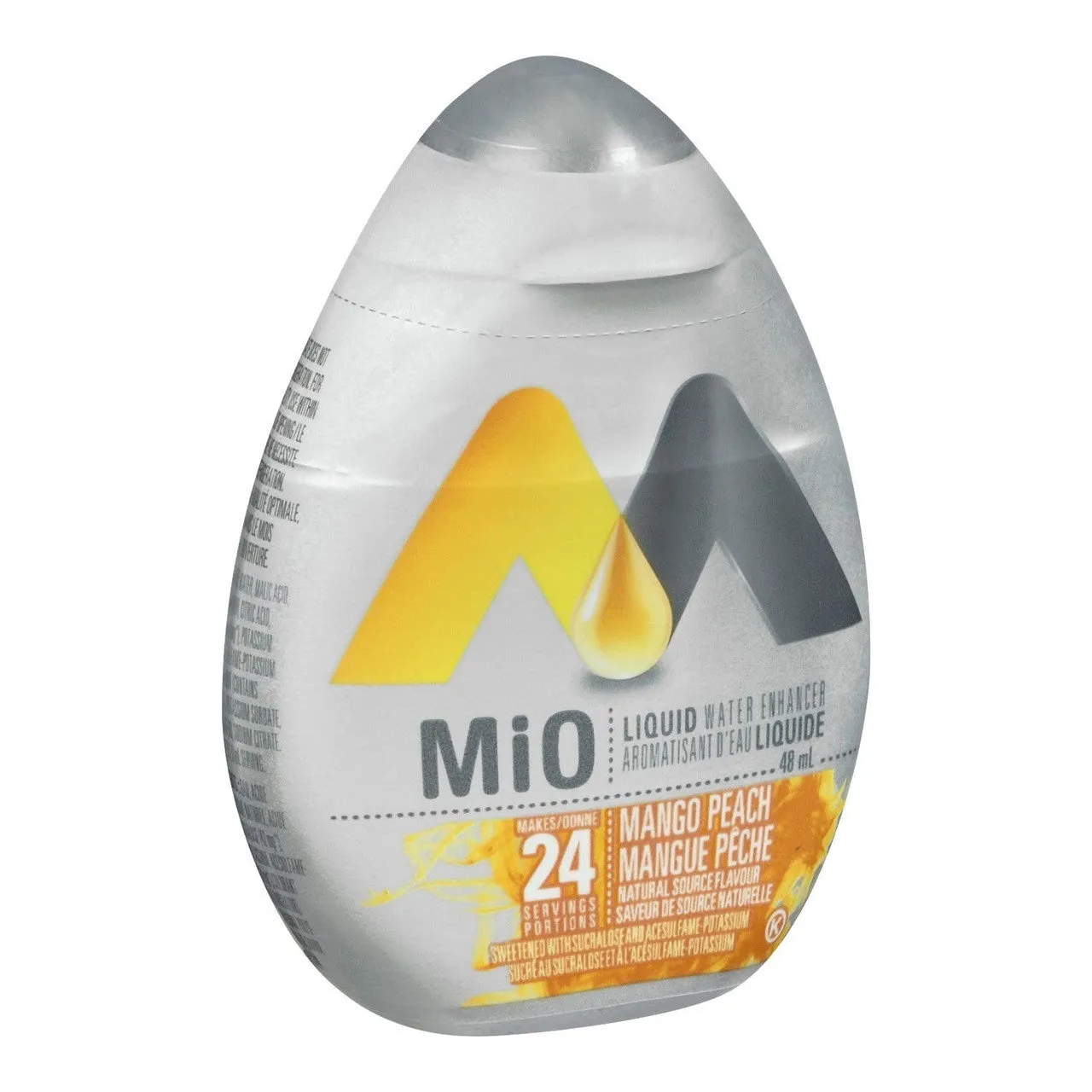 MiO Mango Peach Liquid Water Enhancer, 48mL/1.62oz,(12pk) {Imported from Canada}