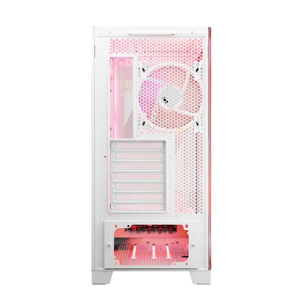 Modecom PC Case VOLCANO Space Apex ARGB White Mid