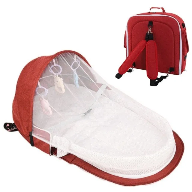 Mosquito Net Sleeping Basket with Toys