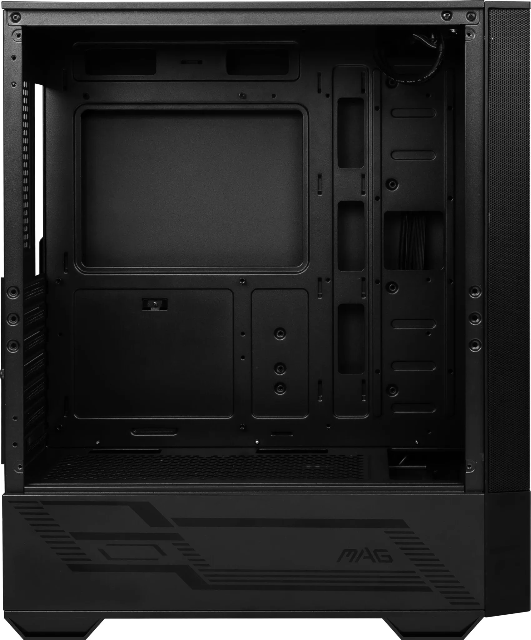 MSI MAG FORGE 111R Mid Tower Gaming Computer Case 'Black, 1x 120mm ARGB PWM Fan, 1-6 ARGB Hub, Mystic Light Sync, Tempered Glass Panel, ATX, mATX, mini-ITX'