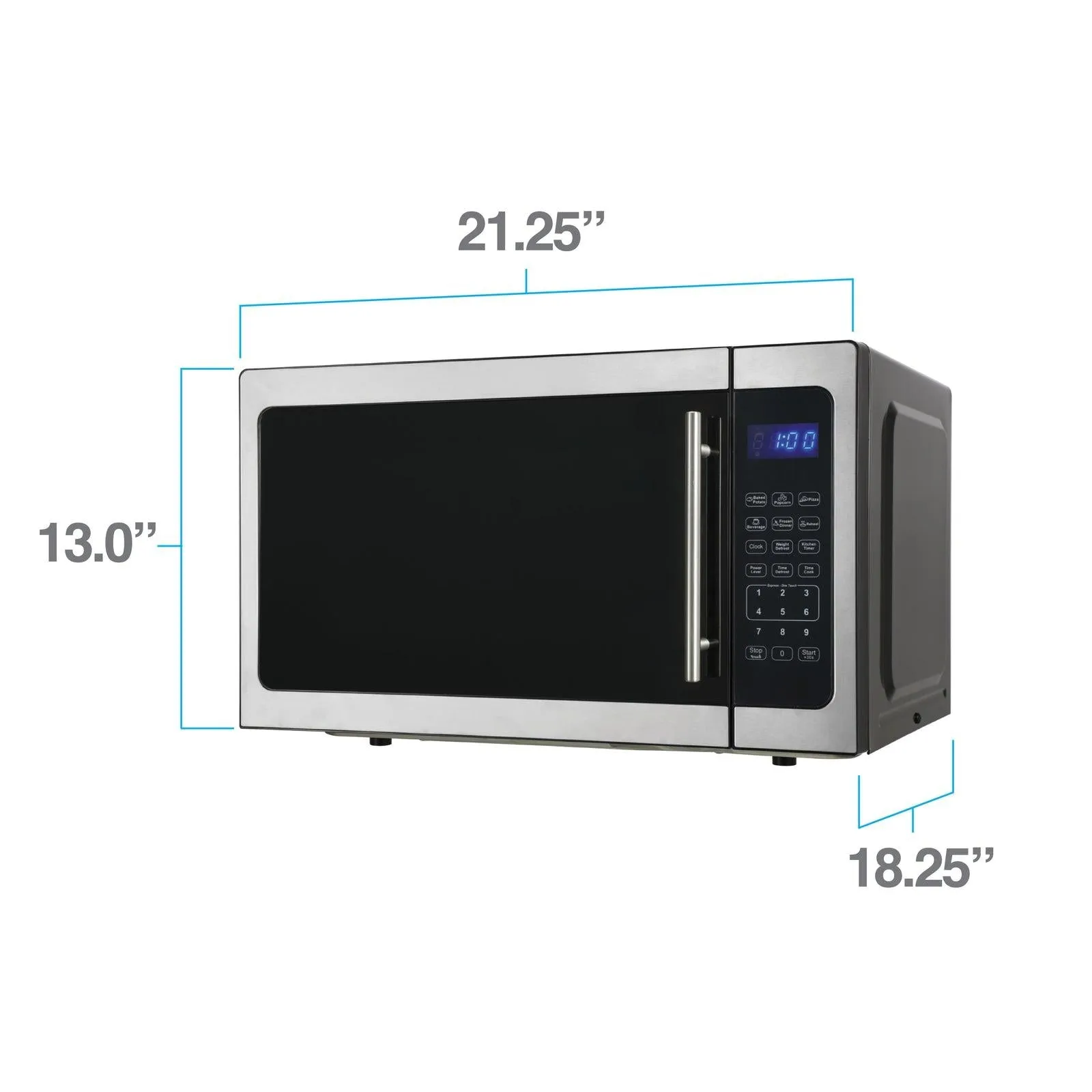 MT150V3S Avanti 1.5 cu. ft. Microwave Oven - Stainless Steel / 1.5 cu. ft.