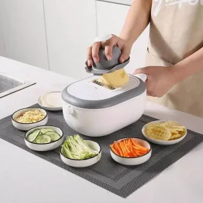 Multifunctional Fast Vegetable Slicer with Strainer