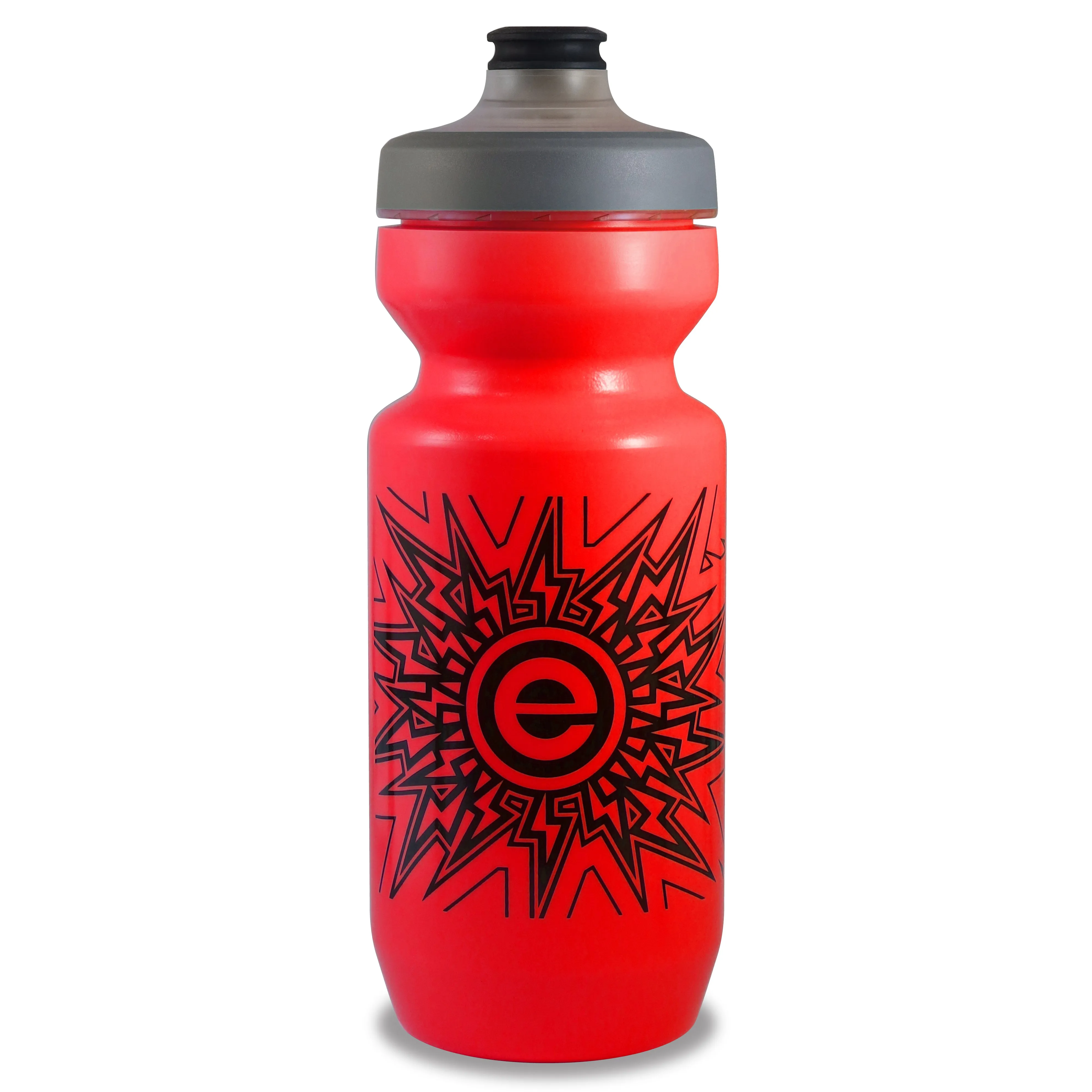 NGN Sport - Purist Water Bottle | Premium Bike Water Bottle with Watergate Cap - 22 oz | Red (1-Pack)